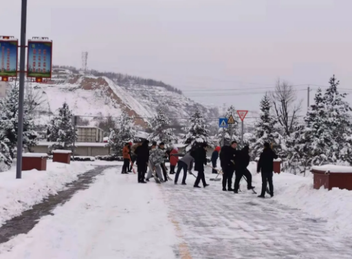 瑞雪兆丰年 扫雪保安全——时博官方网站_时博（中国）一站式服务官网
团委组织开展积雪清扫活动(图2)